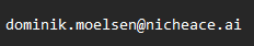 Contact email address