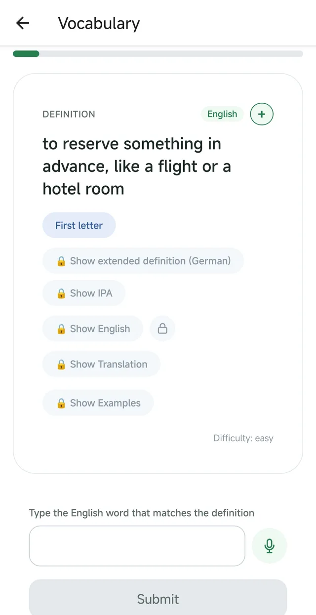 Vocabulary